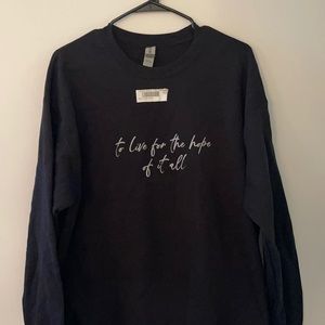 COPY - Taylor swift theme sweatshirt live for the hope of it all top swiftie